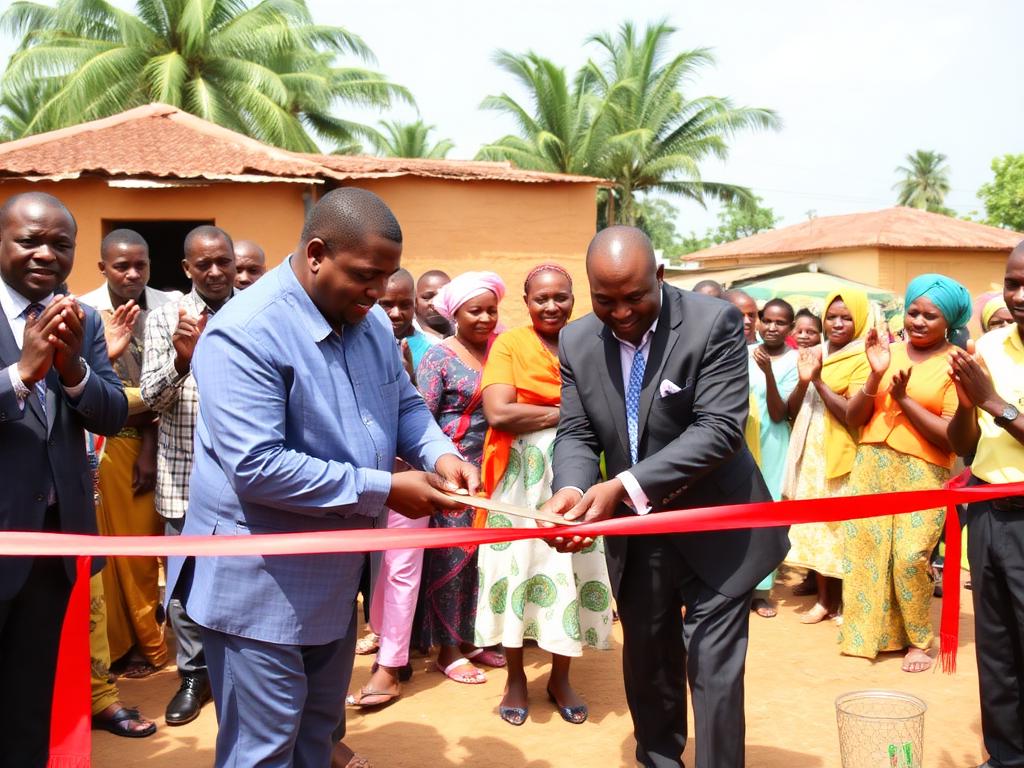 Health Centre Ribbon Cutting